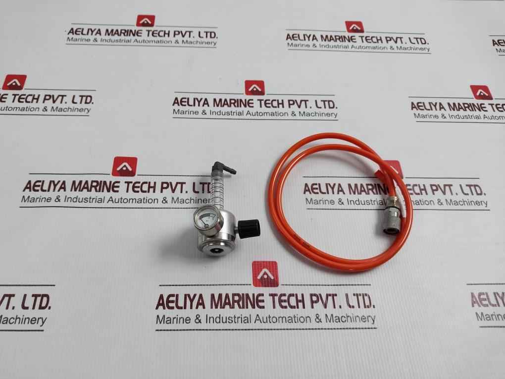 Riken Keiki 0.2-1.0 L/Min Gas Pressure Regulator Va-10/09459 0-15 Bar 80 Cm