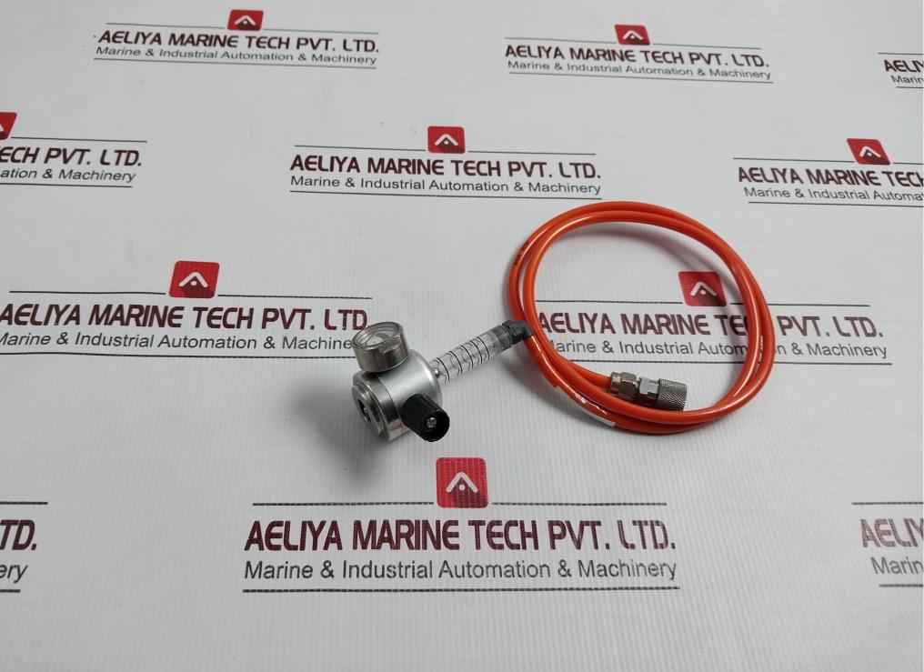 Riken Keiki 0.2-1.0 L/Min Gas Pressure Regulator Va-10/09459 0-15 Bar 80 Cm