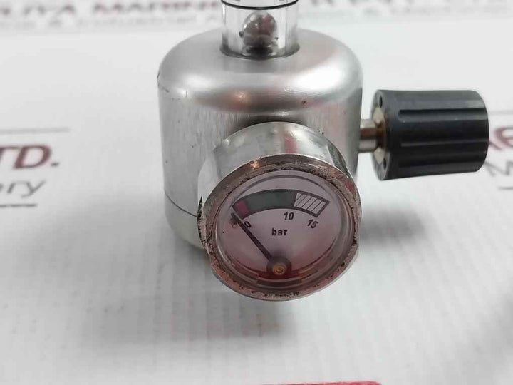 Riken Keiki 0.2-1.0 L/Min Gas Pressure Regulator Va-10/09459 0-15 Bar 80 Cm