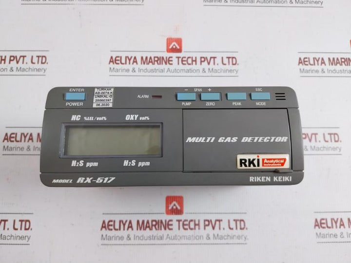 Riken Keiki Multi Gas Detector Rx-517