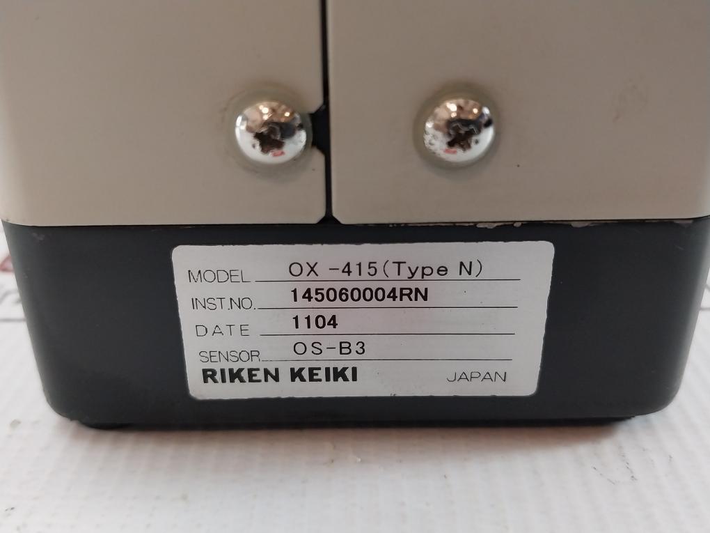 Ox-415 (Type N) O2 Detector Dc6V 100Ma Riken Keiki