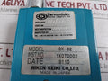 Riken Keiki Ox-82 O2 Oxygen Analysis Detection Monitor Gas Laboratoryeex Ib Iic