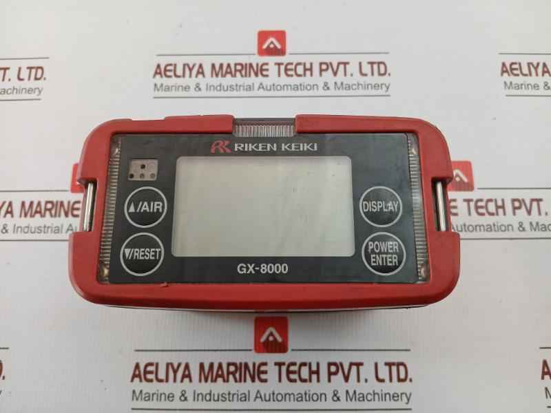 Riken Keiki Portable Gas Monitor Dc12V -20˚C Ta +50˚C Part No: Gx-8000 (Ex Type B)