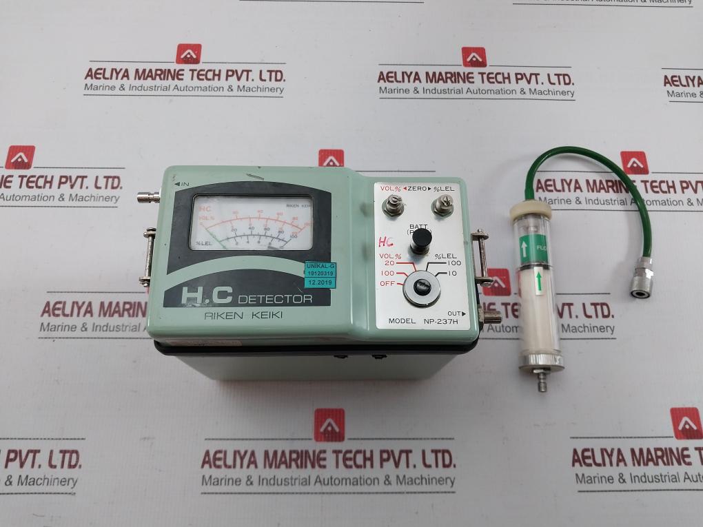 Riken Keiki Portable Hc Vapor Detector Lel Monitoring Unit Np-237H