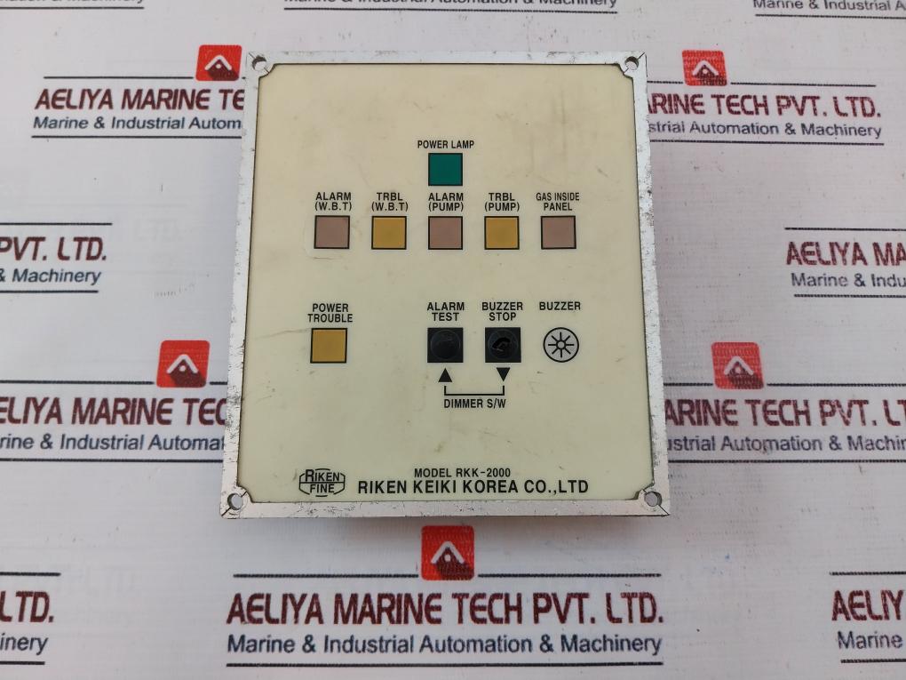 Riken Keiki Rkk-2000 Control Panel