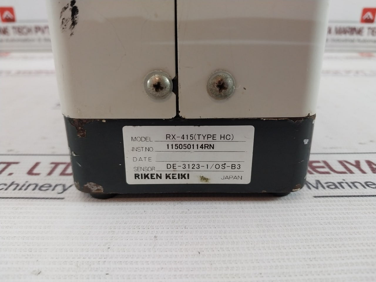 Riken Keiki Rx-415 Hc/O2 Detector Dc 6V De-3123-1 / Os-b3