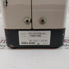 Riken Keiki Rx-415 Hc/O2 Detector Dc 6V De-3123-1 / Os-b3