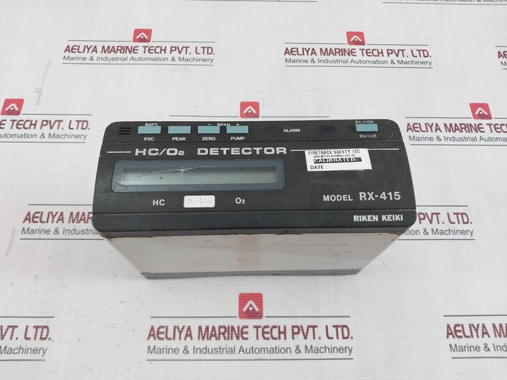 Riken Keiki Rx-415 Hc/O2 Detector Dc 6V De-3123-1 / Os-b3