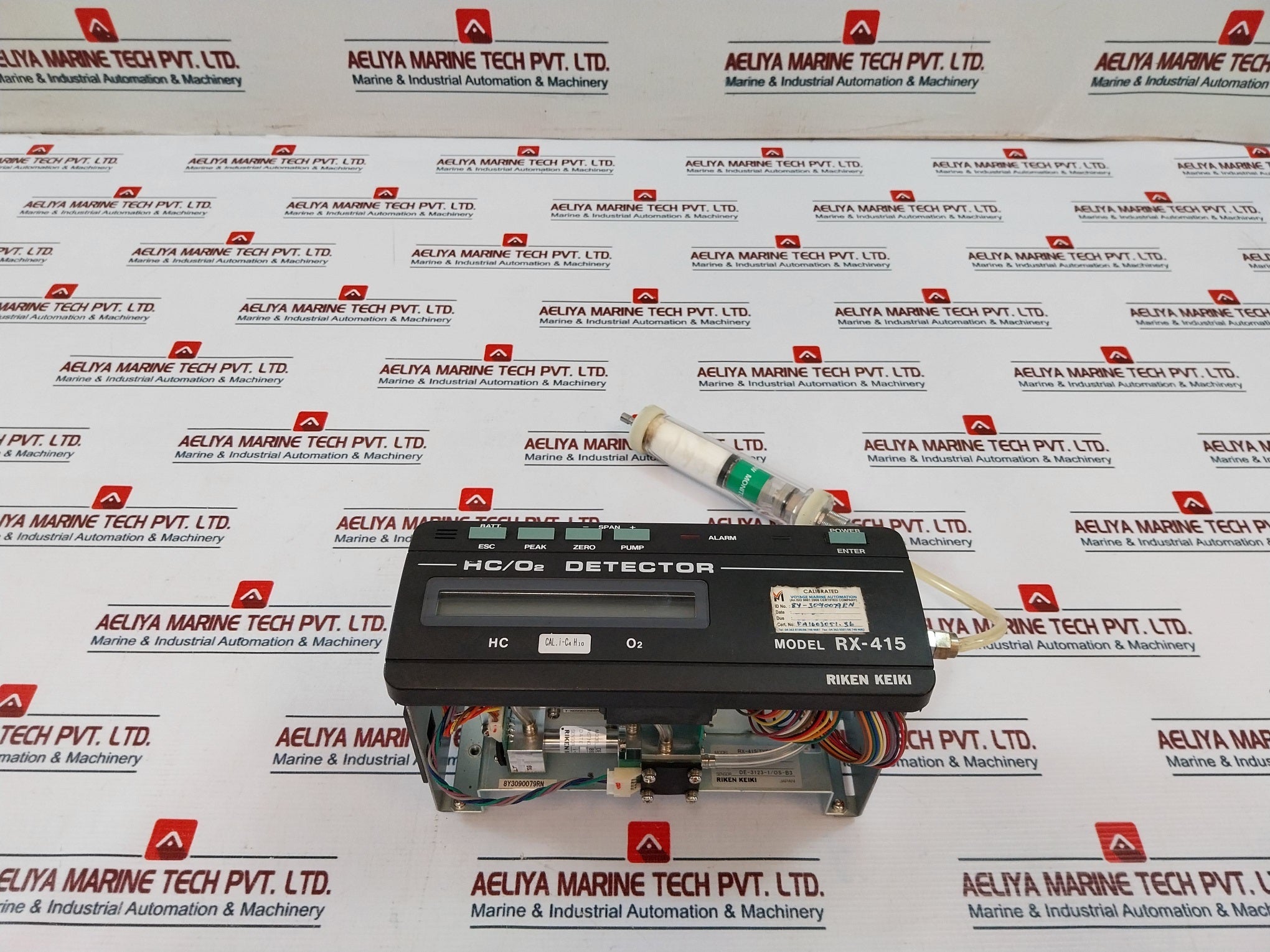Riken Keiki Rx-415 Hc/O2 Multi Gas Detector De-3123-1/Os-b3