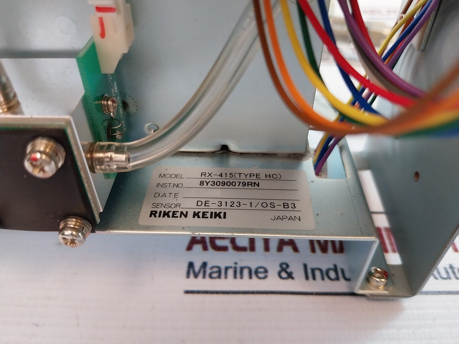 Riken Keiki Rx-415 Hc/O2 Multi Gas Detector De-3123-1/Os-b3