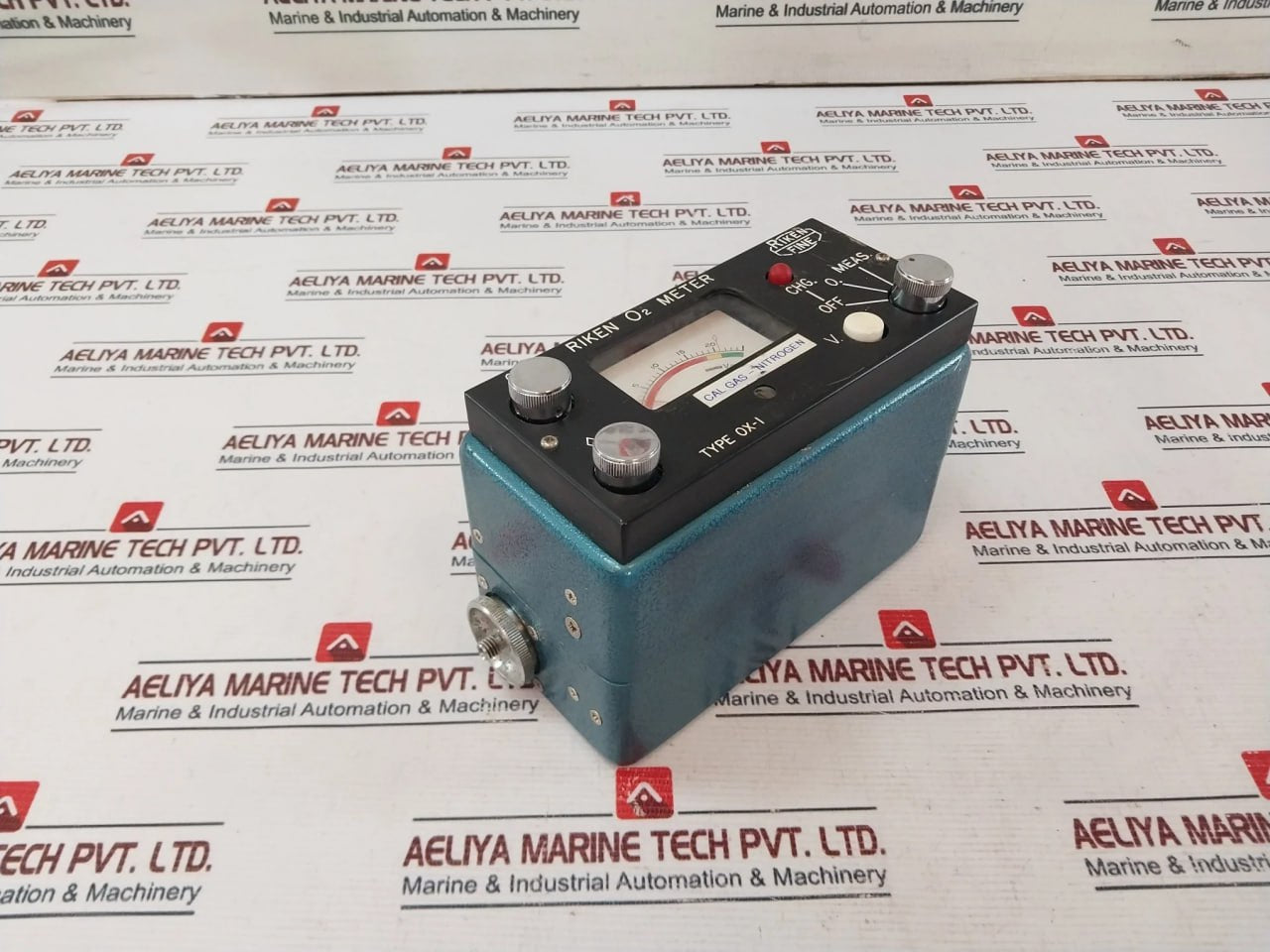 Riken Fine Ox-1 Combustible Gas Detector Monitor Ac 100V