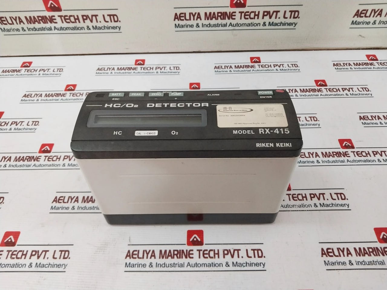 Riken Keiki Rx-415 Gas Detector Hc/O2