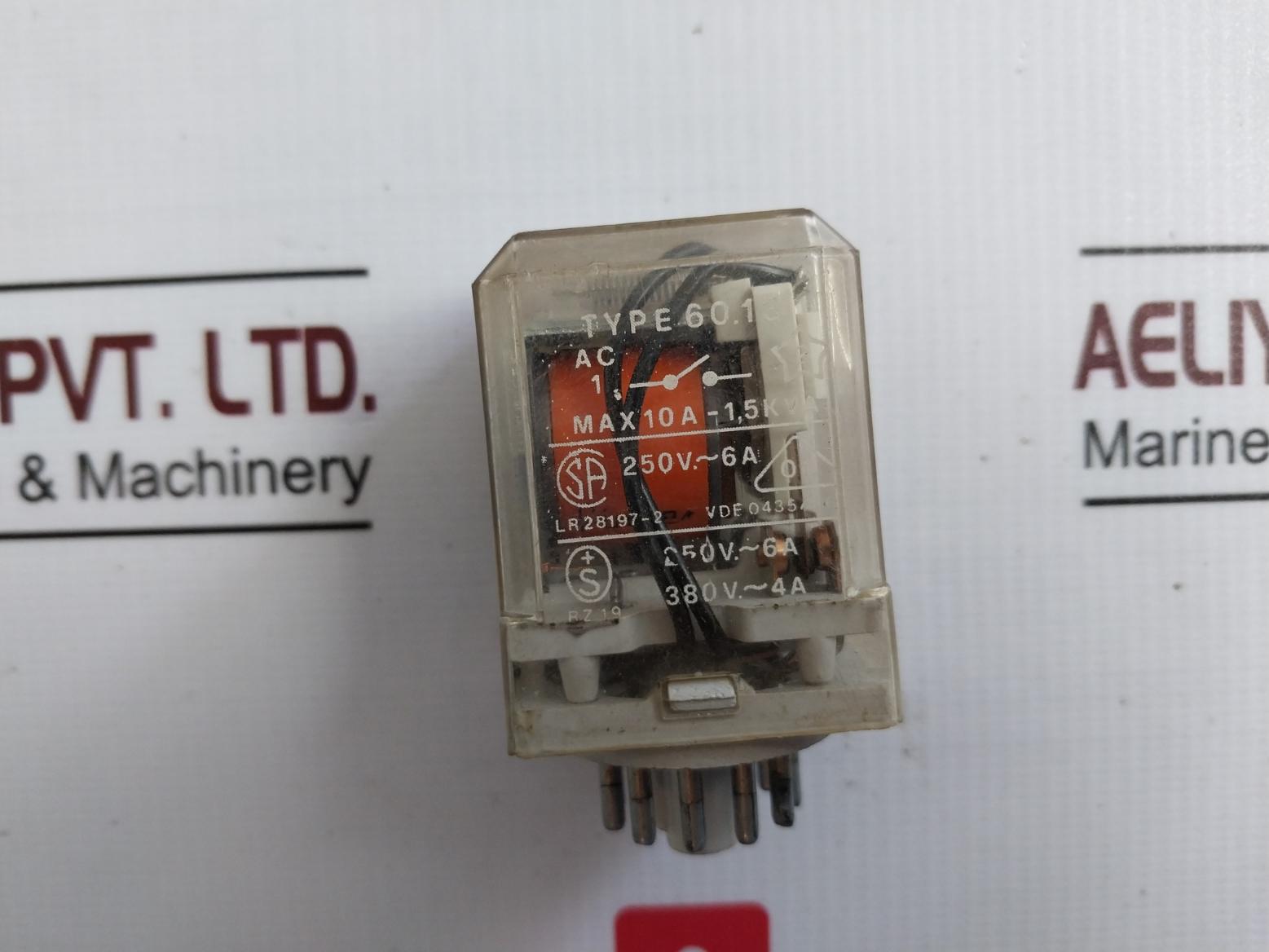 Rina 60.13 General Purpose Relay 250V~6A Vde 0435