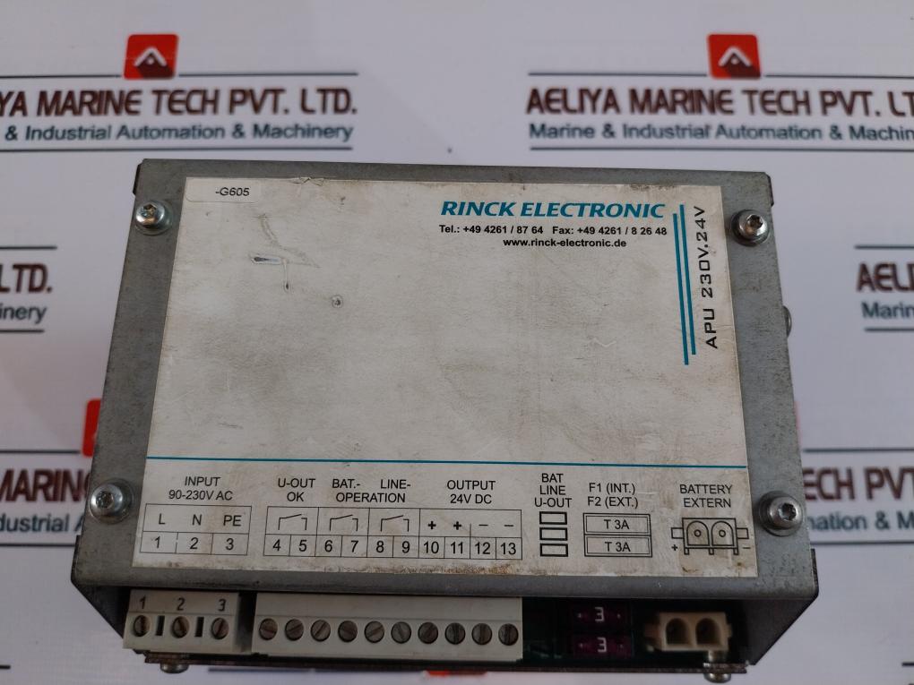 Rinck Electronic Apu230V.24V-1,5A/1,3Ah Power Supply