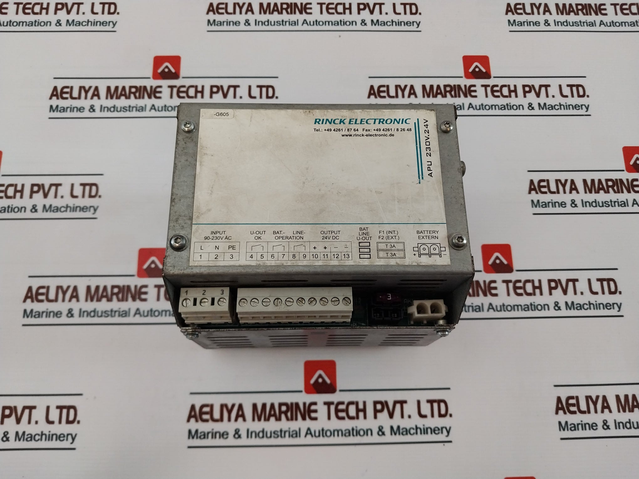 Rinck Electronic Apu230V.24V-1,5A/1,3Ah Power Supply 90-230Vac