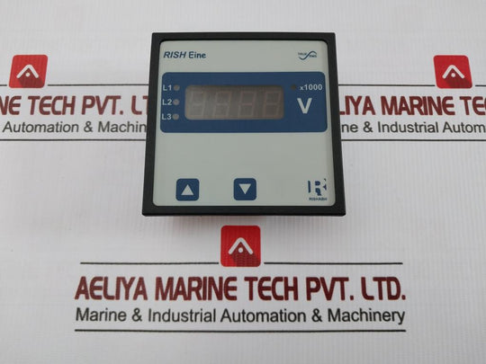 Rish Eine 3V Digital Panel Meter 40V-300V Ac/Dc Rishabh