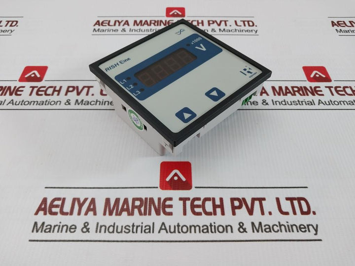 Rish Eine 3V Digital Panel Meter 40V-300V Ac/Dc Rishabh