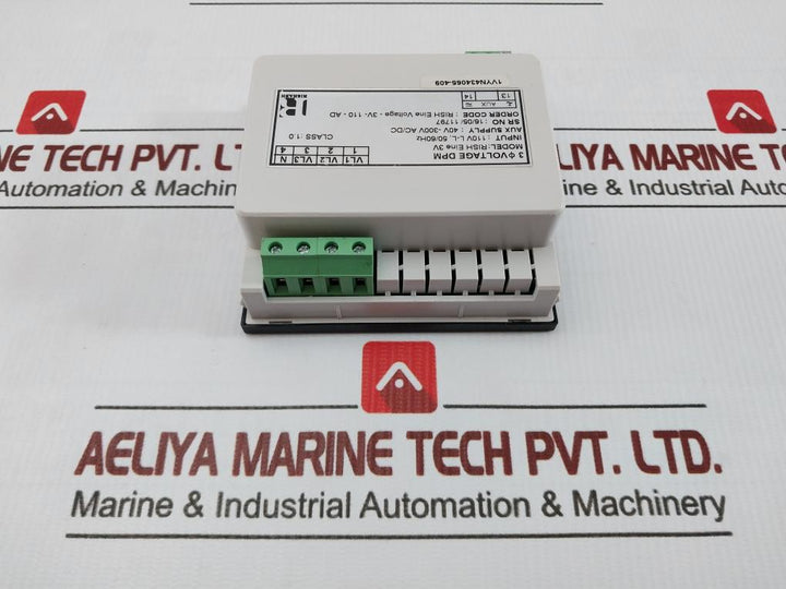 Rish Eine 3V Digital Panel Meter 40V-300V Ac/Dc Rishabh