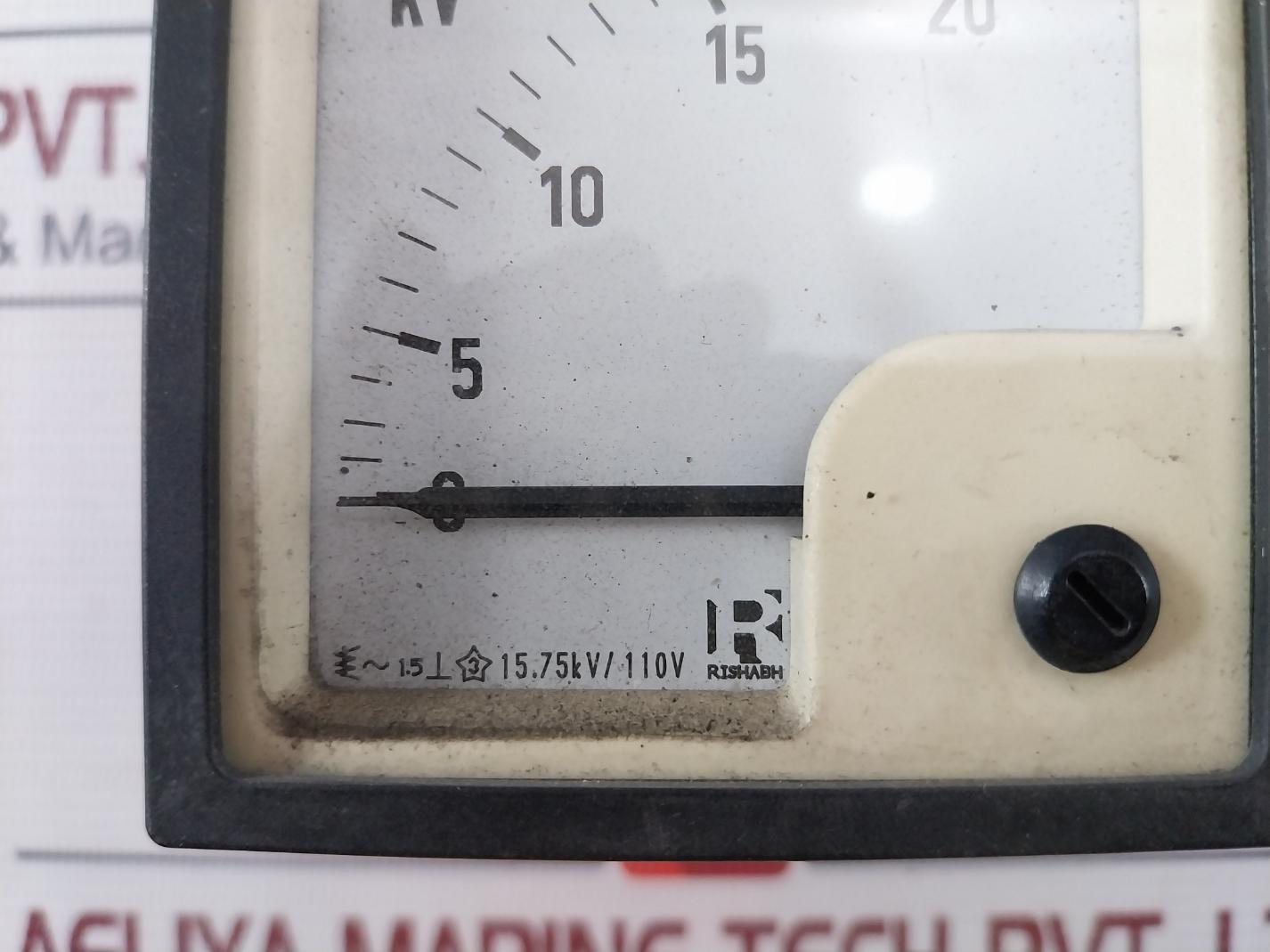 Rishabh 0-20 Kv Kilovolt Meter 15.75Kv/110V