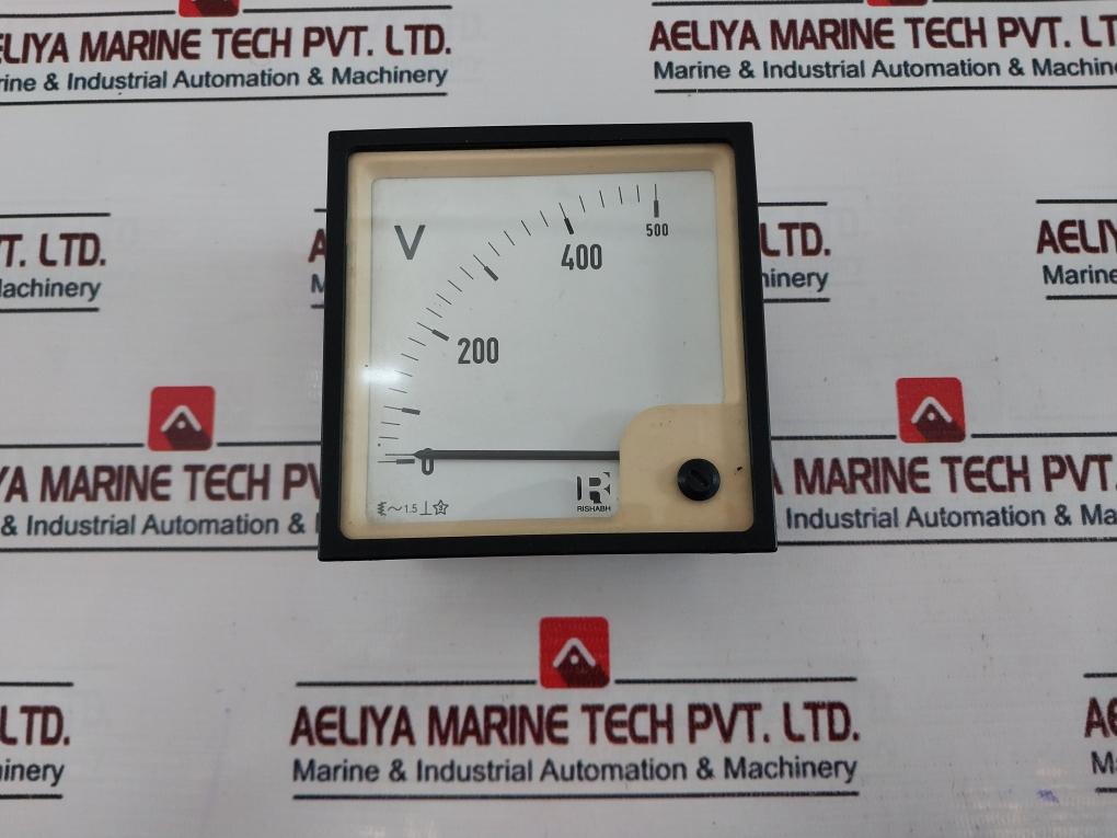 Rishabh 0-500V Analog Voltmeter