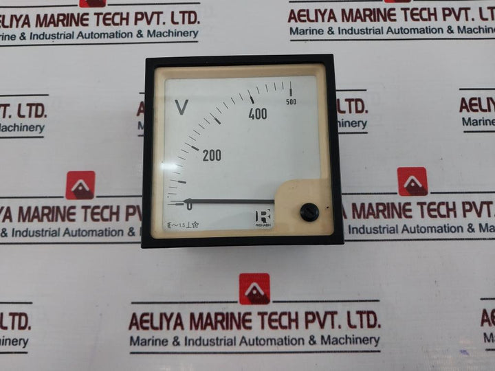 Rishabh 0-500V Analog Voltmeter