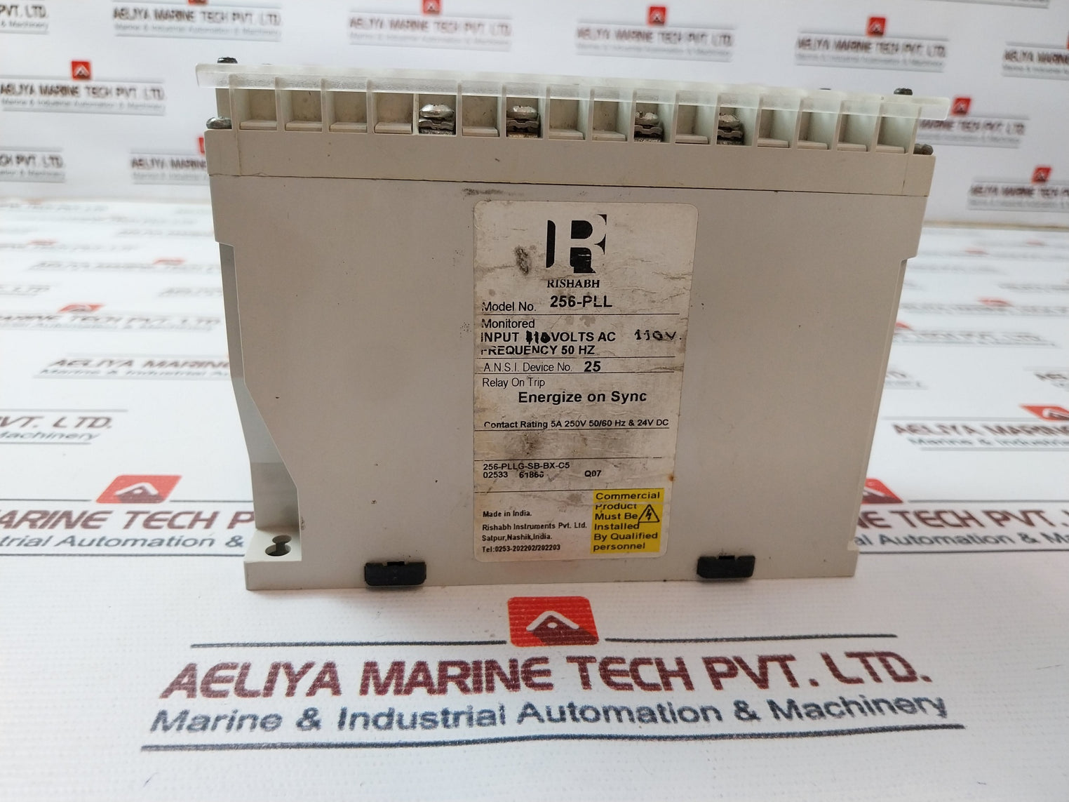 Rishabh 256-pll Power Protection Trip Relay 110V 50Hz