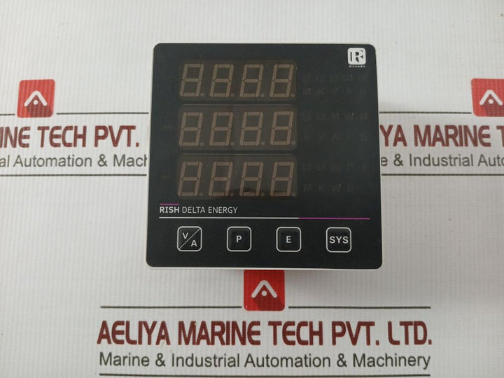 Rishabh 3Ph 40-300Vac-dc 45-65Hz Rish Delta Digital Energy Meter