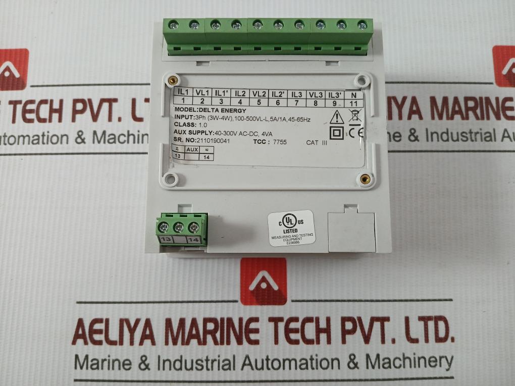 Rishabh 3Ph 40-300Vac-dc 45-65Hz Rish Delta Digital Energy Meter