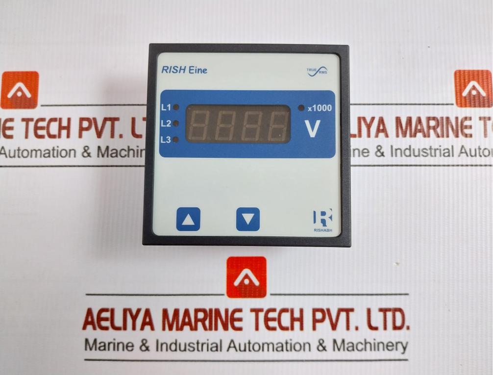 Rishabh 40V-300V Ac/Dc Digital Panel Meter Rish Eine 3V