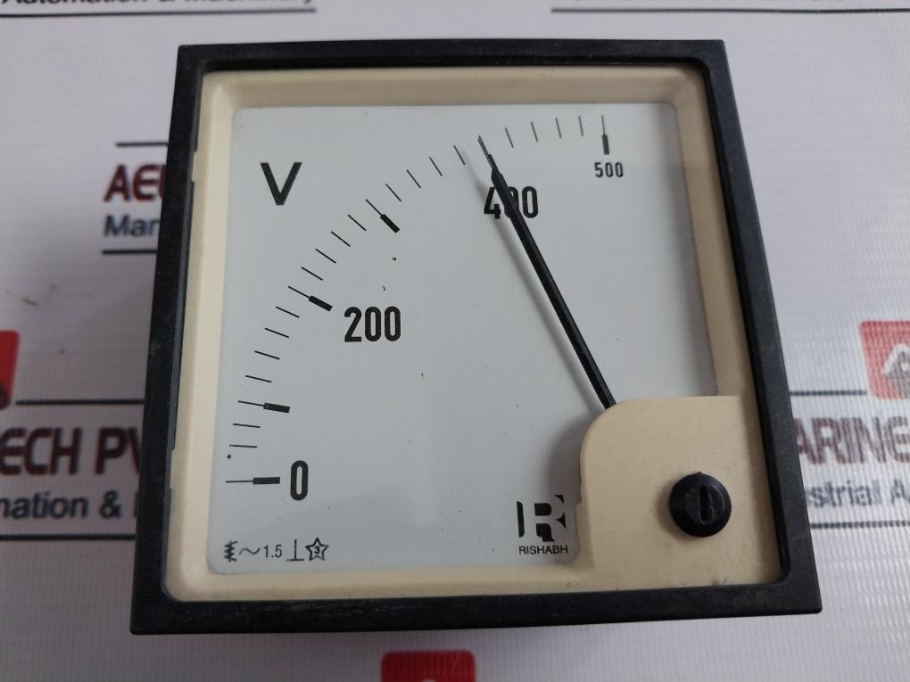 Rishabh Analog Voltmeter 0-500V