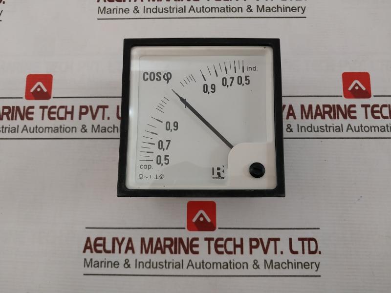 Rishabh Cq 96 Power Factor Meter 300V 50Hz 240V, 5A X02 0091 Q 5795