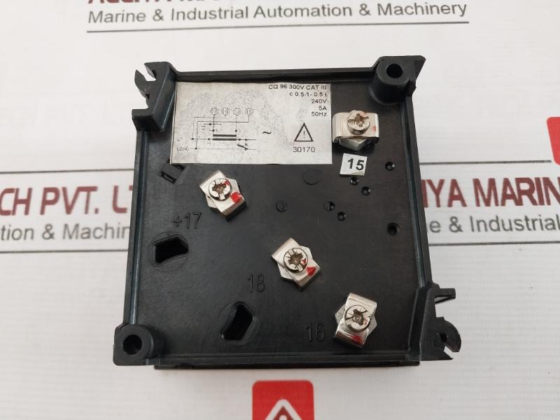 Rishabh Cq 96 Power Factor Meter 300V 50Hz 240V, 5A X02 0091 Q 5795