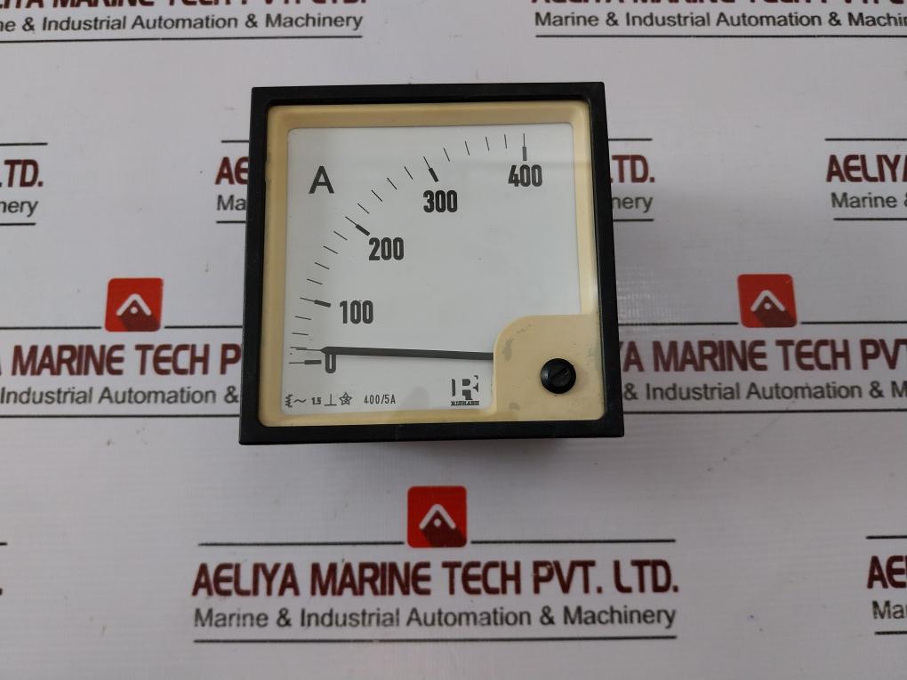 Rishabh 400/5A Ammeter EQ 96 P1030310RIS 0-400 A