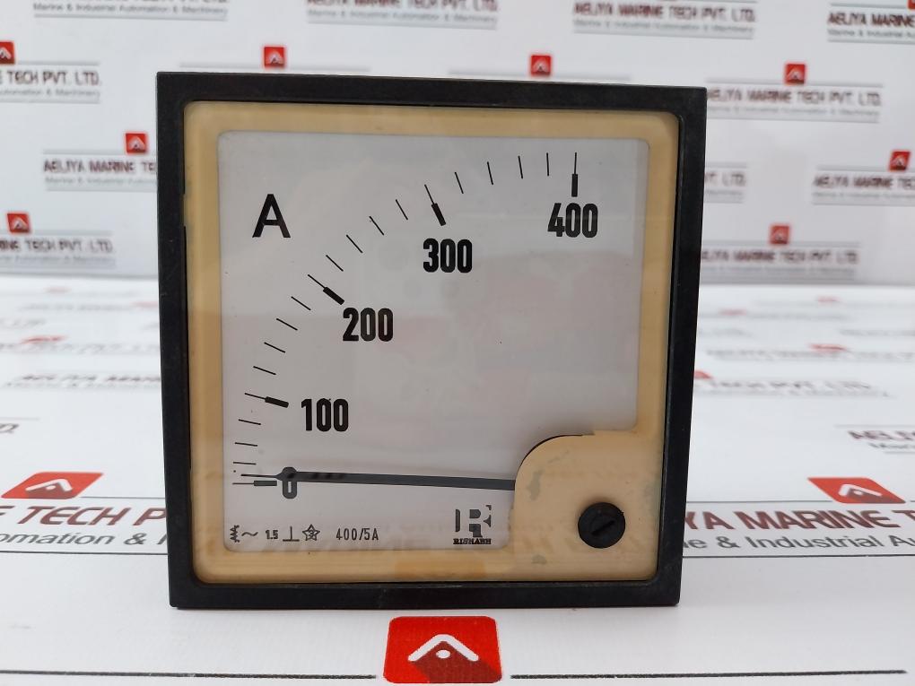 Rishabh 400/5A Ammeter EQ 96 P1030310RIS 0-400 A