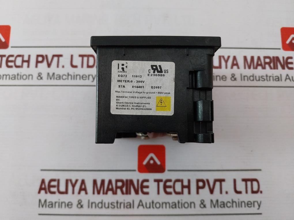 Rishabh Eq72 Analog Panel Meter S7A 014401 Q2097, E236986
