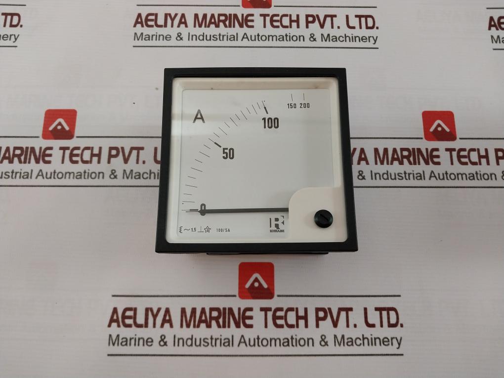 Rishabh Eq 96 Ac Analog Panel Ammeter 0-100/200A 100/5A G Q 52072