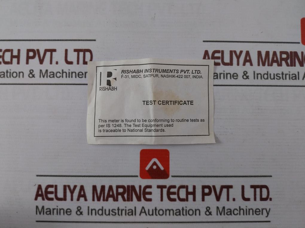 Rishabh Eq96 Ac Ammeter 0-100/250 A 125/5A Eq96 12094