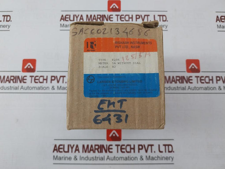 Rishabh Eq96 Ac Ammeter 0-100/250 A 125/5A Eq96 12094