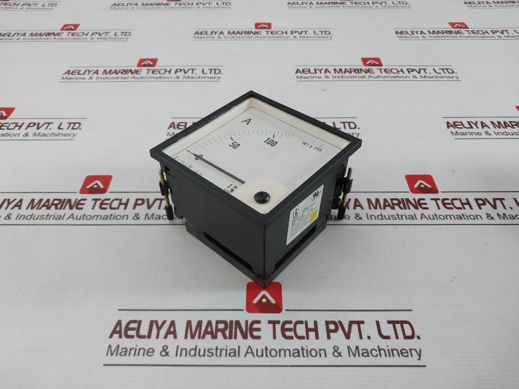 Rishabh Eq96 Ac Ammeter 0-125/250A 600V Sacc02134686 E236986 2000M