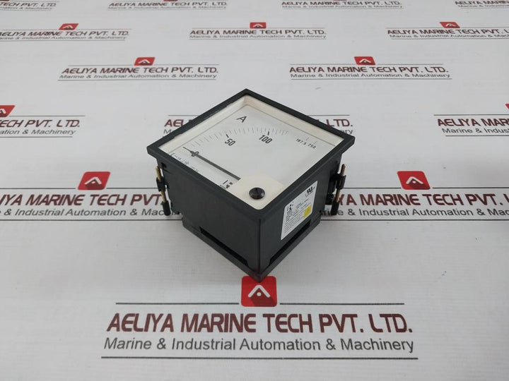 Rishabh Eq96 Ac Ammeter 0-125/250A 600V Sacc02134686 E236986 2000M