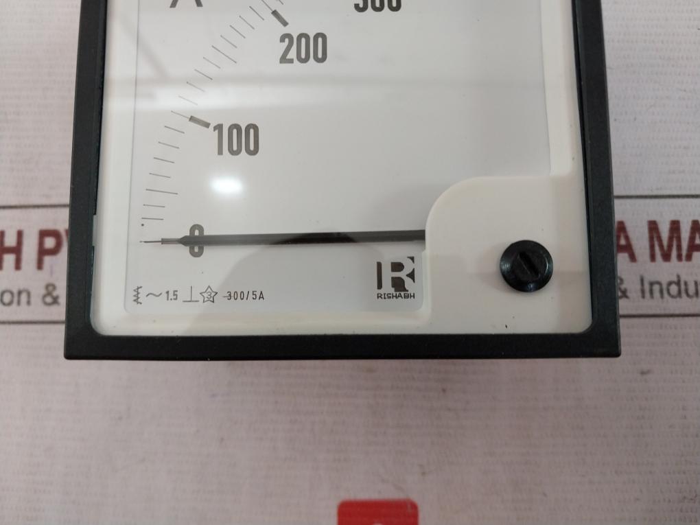 Rishabh Eq 96 Ac Ammeter 0-450/600A 300/5A 650V 600V -10 To +55 C/0-40 C
