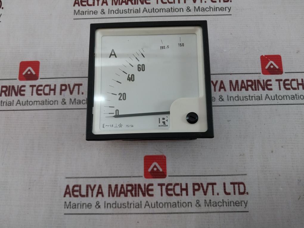 Rishabh Eq96 Ac Ammeter 0-75/150A 75/5A 850V Sacc27077001 -10 To +55 C/0-40 C