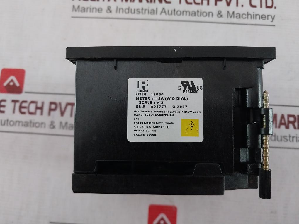 Rishabh Eq96 Ac Ammeter 0-75/150A 75/5A 850V Sacc27077001 -10 To +55 C/0-40 C