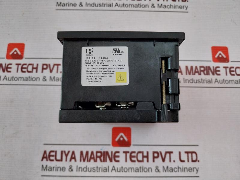 Rishabh Eq 96 Ac Ammeter 12094 0-300/600A 300/5A S8 K 020990 Q 2097