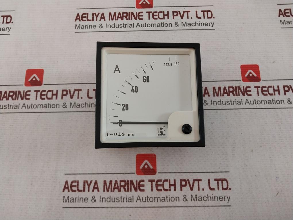 Rishabh Eq 96 Ac Ammeter 850V 0-112.5/150A 75/5A -10 To +55 C/0-40 C