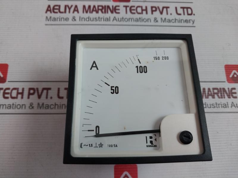 Rishabh Eq 96 Ac Ammeter P1030295Ris 0-100/200A 850V E236986
