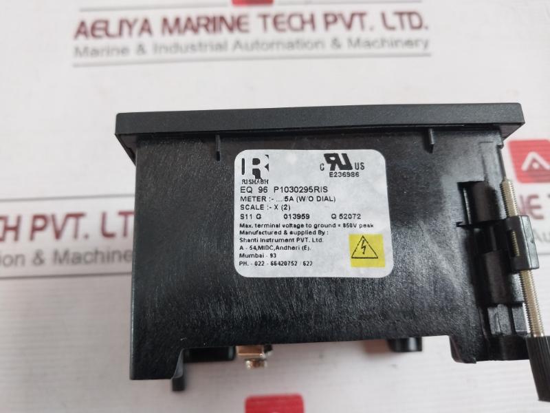 Rishabh Eq 96 Ac Ammeter P1030295Ris 0-100/200A 850V E236986