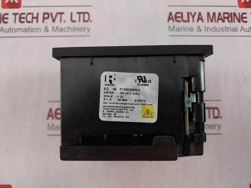 Rishabh Eq 96 Ac Ammeter P1030295Ris 850V 0-150/200A 100/5A 600V