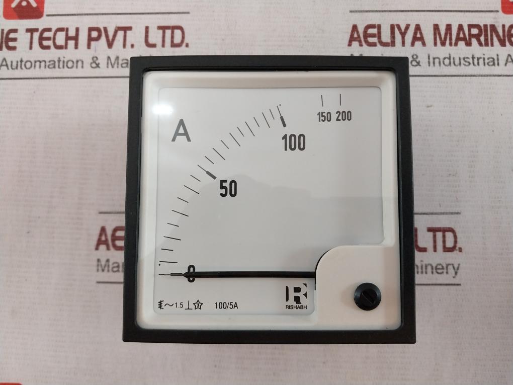 Rishabh Eq 96 Ac Ammeter P1030295Ris 850V 0-150/200A 100/5A 600V