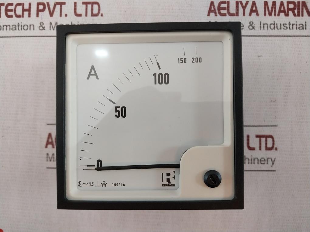 Rishabh Eq 96 Ac Ammeter P1030295Ris 850V 0-150/200A 100/5A 600V 2000M